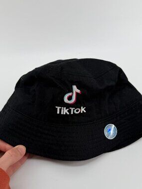 Black TikTok bucket hat